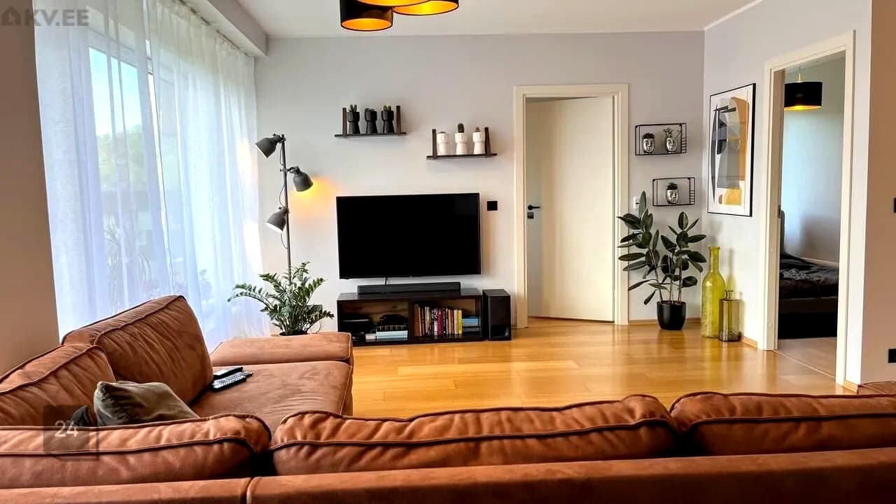 Redesigned living room and dining area.