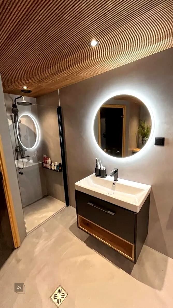 Redesigned bathroom vanity.