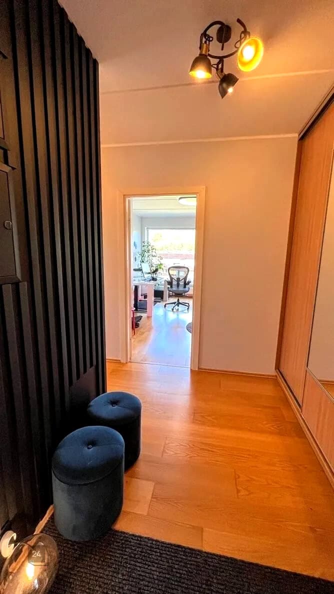 Redesigned hallway.