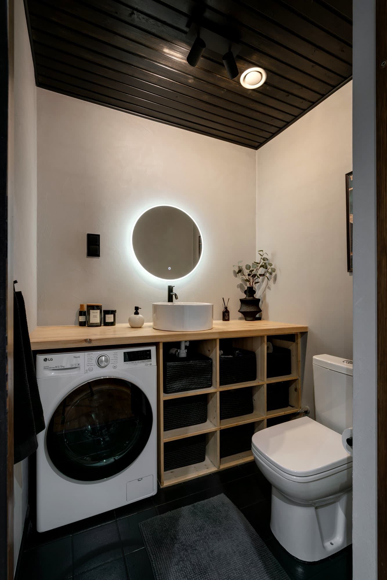 Renovated bathroom.