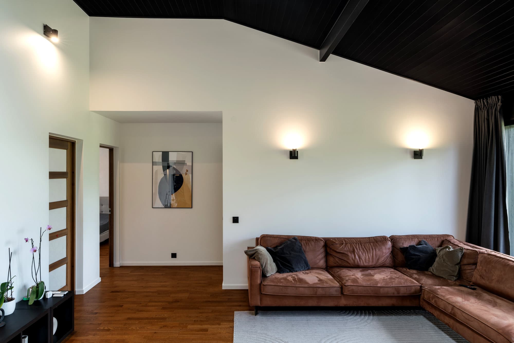 Renovated living room.