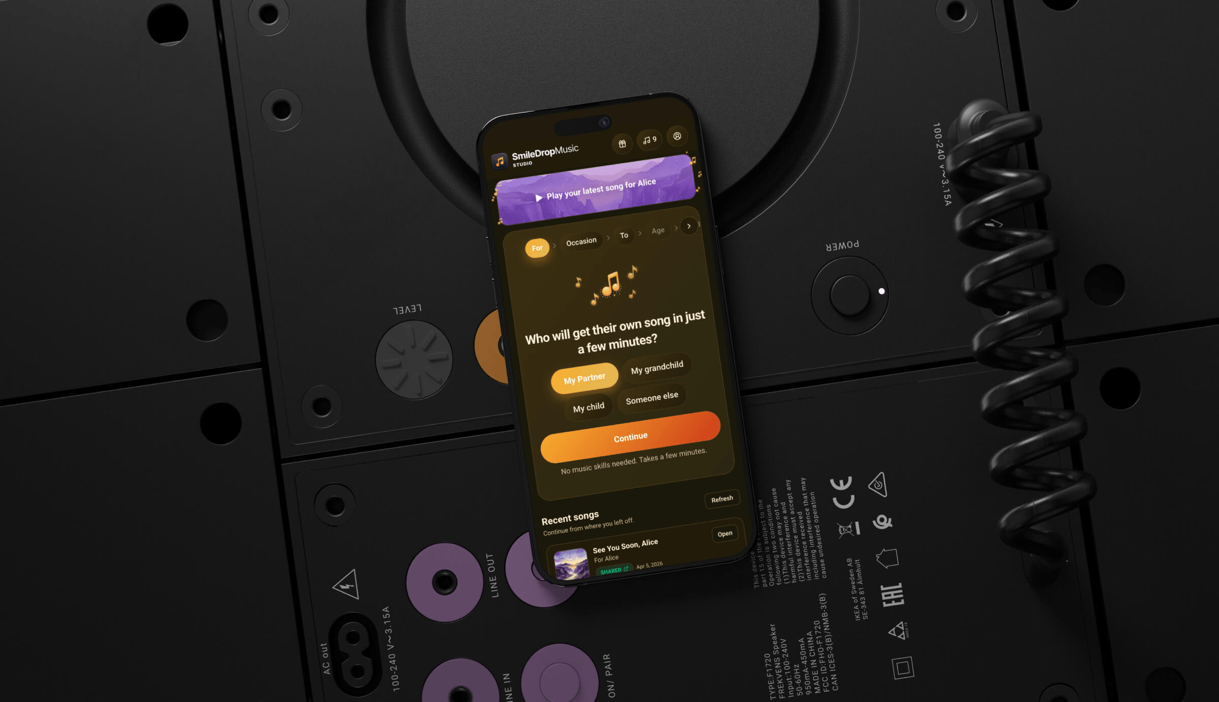 SmileDropMusic studio interface