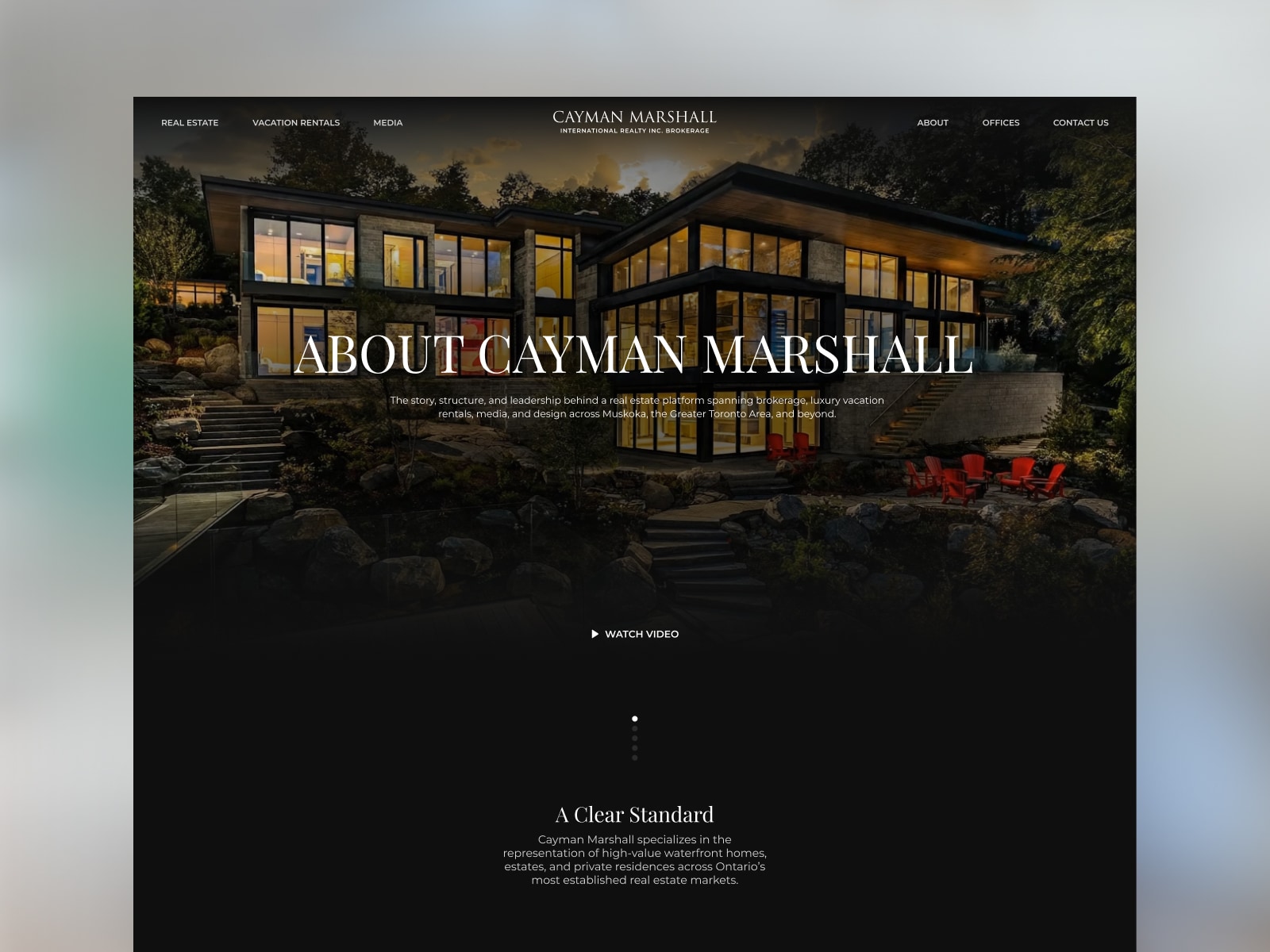 Cayman Marshall project interior detail.