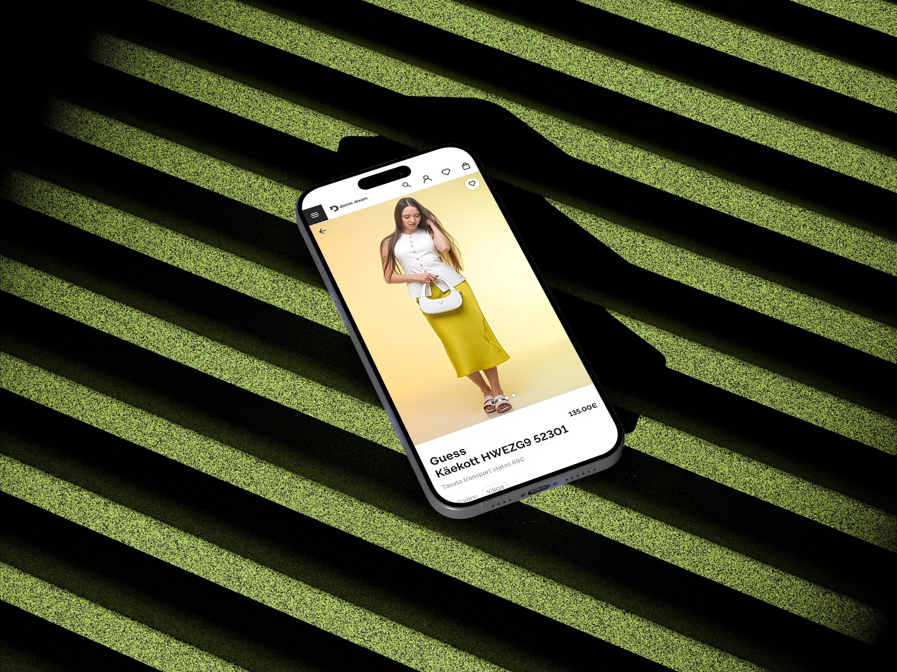Denim Dream's eCommerce website & iOS, Android app redesign project hero